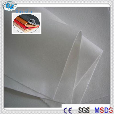 폴리에스테 나일론 Microfiber 짠것이 아닌 합성 가죽 직물 원료