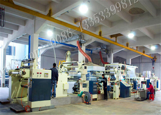 플라스틱 LDPE/LDPP 박판 코팅 기계 150mm/min 240 kg/h